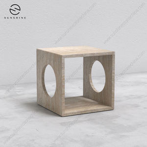 Mesa Auxiliar de Madera Minimalista Sunshine, Muebles Duraderos para Exteriores - Product Image 5