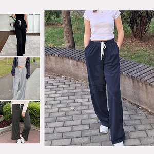 กางเกงวอร์มลำลองเอวปรับได้ เนื้อผ้าเรียบเนียน คุณภาพสูง - Product Image 5
