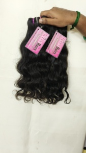 Paquetes de Cabello Humano Natural de Tamil Nadu, 100% Cabello Remy de un Solo Donante, Textura Natural y Color Natural, Venta al por Mayor, Lista de los Más Vendidos - Product Image 3