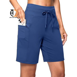 Shorts pour femmes, coupe ajustée, taille haute, shorts d'été tendance - Product Image 3