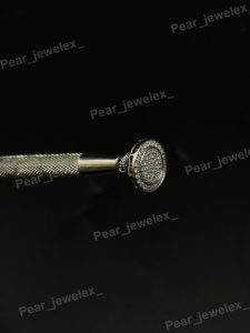Round VVS Moissanite Silver <b>Stud</b> Earrings Custom Made Earring <b>For</b> <b>Men</b> And Women Moissanite Diamond Screw Back Earrings - Product Image 4