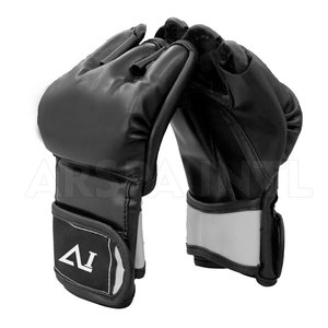 ถุงมือ MMA หนังแท้พิมพ์โลโก้ตามสั่ง สำหรับเด็ก ถุงมือ MMA แบบครึ่งนิ้ว - Product Image 2