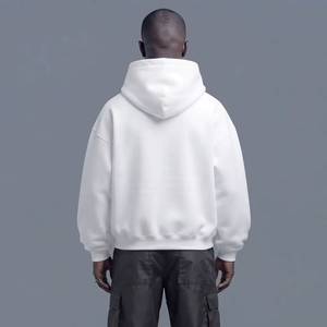 Sudadera con Capucha Extra Grande Personalizada para Hombre, 100% Algodón, Corte Holgado, Lisa, Informal, Sudadera con Capucha de Tela Gruesa, Sudaderas con Logotipo Personalizado en Venta - Product Image 2