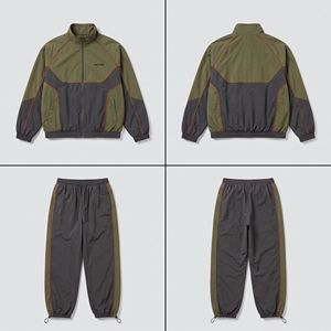 Unisex Vintage Windbreaker <b>Tracksuit</b> Set <b>90s</b> Style Color Block Custom Manufacturer - Product Image 4
