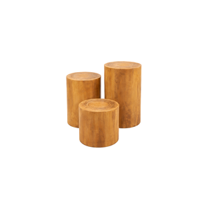 ARTERRA Modern Teak Wood Step <b>Stool</b> & Ottoman-Durable Indoor Furniture for Living Room Sofa Lounge - Product Image 2
