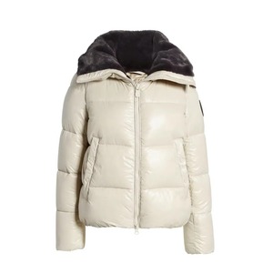 Veste matelassée pour femme, tricotée, imprimée sur mesure, chaude, imperméable, légère, coupe-vent, style bulle, vêtement d'extérieur, coupe oversize - Product Image 5
