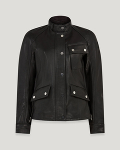 Vestes en cuir tendance pour femmes, vêtements d'extérieur en cuir véritable de qualité supérieure, style élégant et décontracté pour l'hiver, fournisseur en gros sur mesure - Product Image 1
