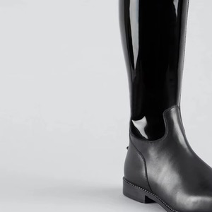 Demi-chaps d'équitation avec protection en cuir supplémentaire à l'intérieur, demi-chaps de bottes d'équitation pour chevaux - Product Image 4