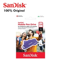 Unidad de Memoria USB para Teléfono de 128 GB, Tipo C y Tipo A, USB 3.2, Color Púrpura Opulenc, SDDDC6-128G-G46PO