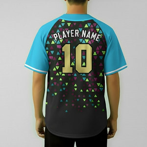 Camiseta de Béisbol Personalizada para Hombre, Sublimada en Poliéster, Camiseta de Softbol Sólida, Camiseta de Béisbol Personalizada - Product Image 2
