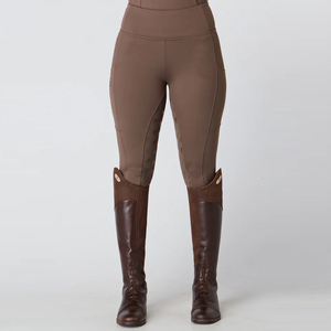 Meilleurs leggings d'équitation avec poche pour téléphone, collants d'équitation pour femmes, collants d'équitation ventilés avec patchs aux genoux pour l'entraînement actif - Product Image 1