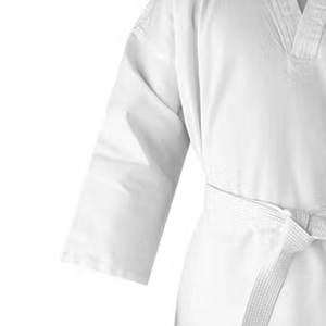 Nouveaux uniformes de taekwondo unisexes pour enfants, respirants, durables, en tissu de coton, pour l'entraînement et la compétition, personnalisables - Product Image 5