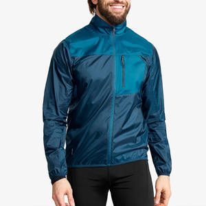 Veste coupe-vent écologique pour homme en tissu polyester recyclé, mode durable, veste de sport à capuche pour homme - Product Image 6