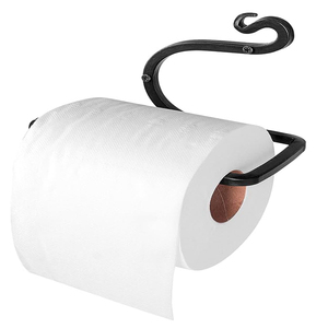 Blacksmith Handmade Toilet <b>Paper</b> Holder - Wrought Iron Rustic Wall Mount <b>Tissue</b> Holder for Bathroom, Toilet <b>Paper</b> Roll Holder - Product Image 3