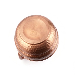 Carafe à eau en cuivre de forme ronde, style classique, finition lisse, prix d'usine en gros - Product Image 2