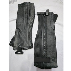 Protectores de Piernas de Cuero para Caballos, Duraderos, de Cuero Liso, para Entrenamiento al Aire Libre - Product Image 4