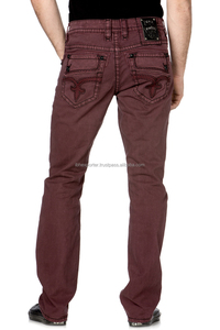 High Quality <b>Jeans</b> With Embroidery Design on Back Pocket - Product Image 5