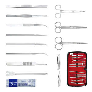 Kit de dissection chirurgical en acier de haute qualité, 18 pièces, pour étudiants, formation en sutures, instruments manuels, source d'alimentation par SurgiRight - Product Image 6