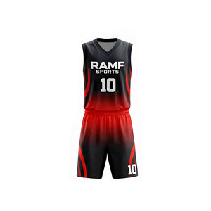 Ensemble de shorts de basketball unisexe réversibles, respirants, 100% polyester, antibactériens, grandes tailles, personnalisables, sublimation pour équipe, sport - Product Image 1