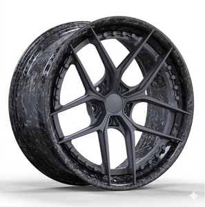 ล้อคาร์บอนไฟเบอร์ฟอร์จแบบแห้ง 2 ชิ้น รุ่นใหม่ น้ำหนักเบา ผลิตตามสั่ง คาร์บอนไฟเบอร์แท้ ดีไซน์แบบ Solid Barrel สีบรอนซ์เว้า - Product Image 3