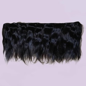Natural Black Virgin Indian Raw Hair <b>Extensions</b> High Quality Remy Hair <b>for</b> Beauty and <b>Braiding</b> - Product Image 3