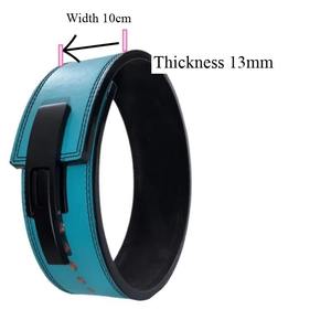 Cinturón de Levantamiento de Pesas para Entrenamiento de Fuerza y Powerlifting, Cinturones de Gimnasio de Cuero Grueso para Hombres y Mujeres - Product Image 3