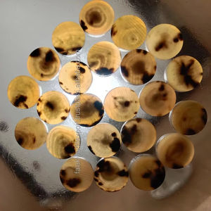 Boutons en corne de buffle véritable, boutons noirs café, boutons vierges, boutons de costume pour homme de haute qualité, vente en gros, matériau artisanal en corne décorative - Product Image 1