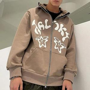 เสื้อฮู้ดพิมพ์ลายพัฟฟ์ผู้ชายรุ่นใหม่ น้ำหนักเบา ขายดีสำหรับฤดูหนาว คุณภาพพรีเมียม ราคาประหยัด - Product Image 4