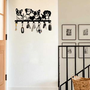 CIFbuy Decorazione Murale Vintage a Tema Cucciolo in Ferro, Impermeabile, Rimovibile, per Arredamento Casa, TikTok, per Temu, Pick Mail, Organizer Chiavi - Product Image 6