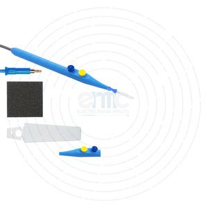 Crayon électrochirurgical jetable à usage unique avec nettoyeur de pointe et étui pour hôpitaux, alimentation électrique, matériau plastique - Product Image 5