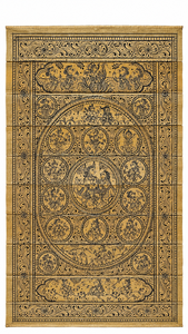 Tapiz Rectangular de Tela de Algodón Orissa con Estampado Tradicional para Decoración de Interiores, para Sala de Estar, Todas las Temporadas - Product Image 5