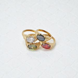 Vintage Black Onyx Gold Plated Statement <b>Ring</b> for Women Handmade <b>Brass</b> Oval Gemstone Cocktail Fashion Jewelry - Product Image 3