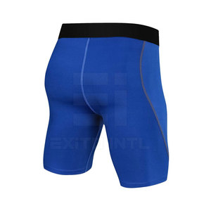 Shorts de compression pour hommes 2026 – Taille mi-haute, motif uni, en Spandex/Polyester, séchage rapide et coupe-vent, personnalisables – Vente en gros de qualité - Product Image 2