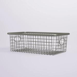 Cesta de Almacenamiento de Metal con Recubrimiento en Polvo Resistente a la Oxidación, Elegante Solución de Almacenamiento para el Hogar - Product Image 5