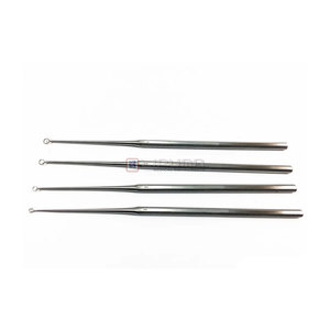 Cureta Buck Ear afilada, instrumento quirúrgico de lazo para otorrinolaringología, procedimientos de otología, limpieza profesional de oídos, instrumentos médicos - Product Image 1