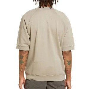 Camiseta de Diseño Urbano para Hombre, Cuello Alto, Manga Corta, 100% Algodón, Gruesa, Transpirable y Ecológica - Product Image 2