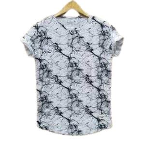 T-shirt imprimé pour homme en encre écologique, prix d'usine, approvisionnement en gros, tissu durable, options multicolores, haute qualité - Product Image 3