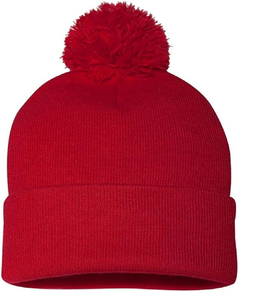Gorro Unisex Rojo y Negro, Gorro de Invierno Tejido, Diseño con Borde, Color Sólido, para Adultos, Circunferencia de Cabeza 56-58CM - Product Image 6