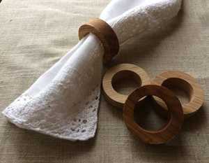 Handmade Classic Eco-Friendly <b>Wooden</b> Napkin Rings for Party-Artisan Crafted Tableware - Product Image 4