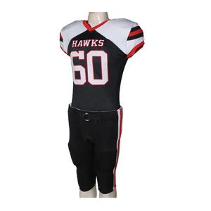 Camiseta de Práctica de Fútbol Americano Personalizada para Adultos, de Malla y Sarga, Manga Corta, Protección UV, Uniforme Sublimado para Hombre - Product Image 3