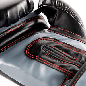 Custom Factory Professional Leather Boxing <b>Gloves</b> with Custom Logo Design <b>Moisture</b> Wicking & Hook & Loop Closure-Wholesale - Product Image 5