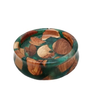 Multi Purpose Wooden <b>Bowl</b> Wooden Resin Handmade Bottom Space Black Quantity Business Gifts Antique Color Resin <b>Soup</b> <b>Bowls</b> - Product Image 1