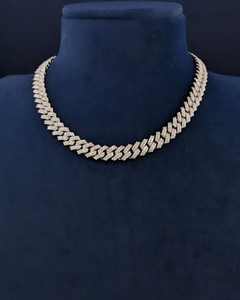 Collar Cubano de Plata S925 con Moissanita, Listo para Enviar en 2026, Gran Venta, Apto para Hombres y Mujeres - Product Image 4