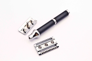 Maquinilla de afeitar de doble filo de acero inoxidable para hombres, maquinilla de afeitar de precisión para la eliminación del vello facial y el cuidado de la barba - Product Image 6