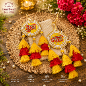Nuevo Adorno Ecológico de Loto Shubh Labh para Colgar en la Puerta/Pared, Decoración para el Hogar en Diwali Puja, Regalo de Bienvenida para Invitados - Product Image 2