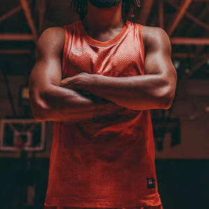 Maillot de basket-ball sans manches imprimé avec nom et numéro pour hommes et jeunes – Gilet de football et de basketball - Product Image 3