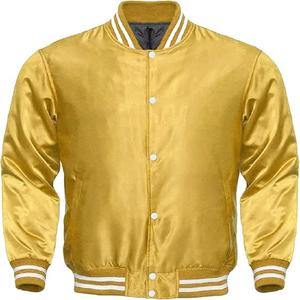 Chaqueta Varsity de Piloto Personalizada con Bordado, Ecológica, Reversible, Estilo Urbano, de Lana/Poliéster, Cortavientos de Otoño para Hombre, con Forro de Algodón - Product Image 4