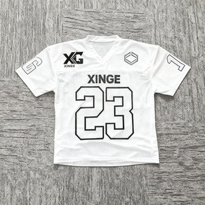 Custom American Football Jersey Sublimation Team Uniform Breathable Quick Dry <b>Polyester</b> Sportswear Personalized Football <b>Shirt</b> O - Product Image 2