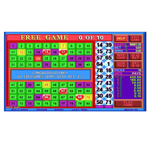 เท็กซัสคีโน5หัวใจจอเดียวตู้วิดีโอเกมสำหรับเครื่องเกมเหรียญบอร์ดเกม WMS550 - Product Image 3