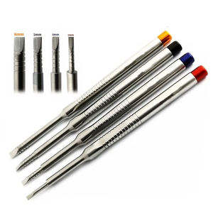 Ensemble de 4 ciseaux ostéotomes pour chirurgie implantaire dentaire, instrument de coupe osseuse, de retrait dentaire et de séparation des ridules, pour procédures chirurgicales buccales - Product Image 1